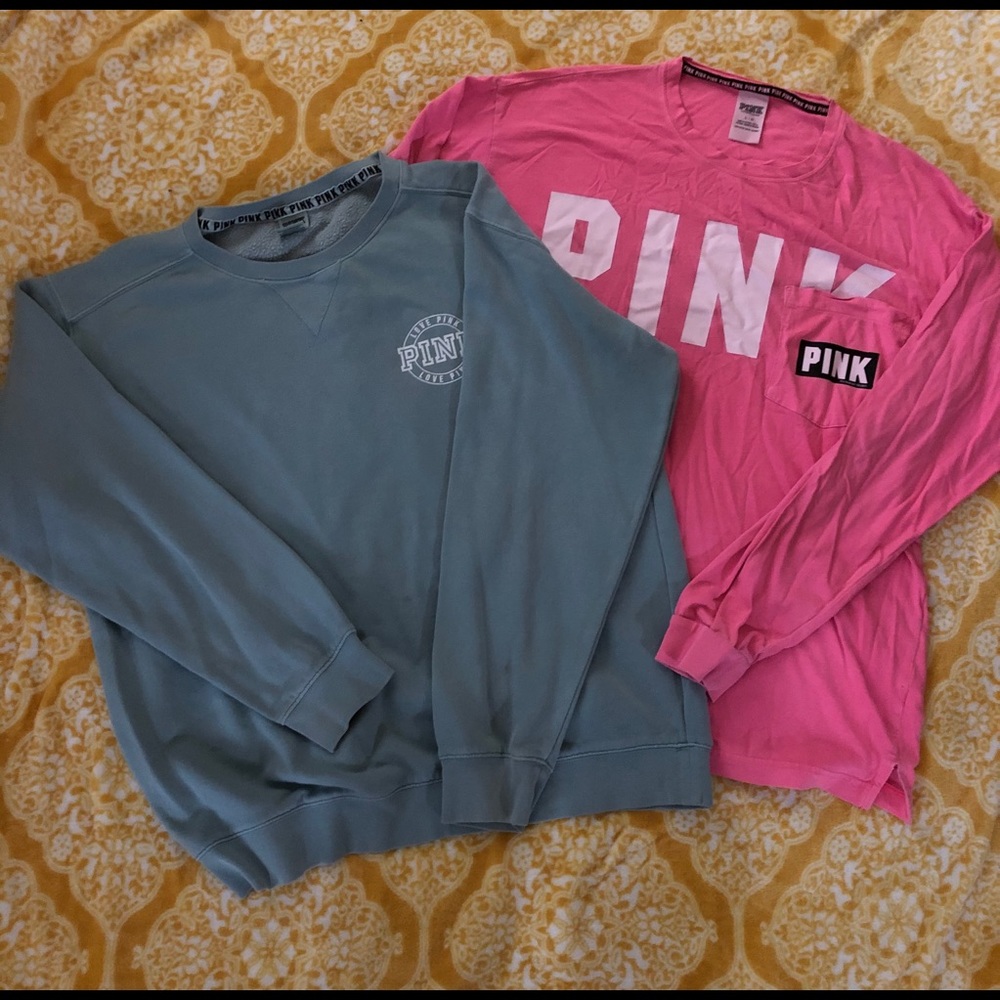 💕 2 PINK shirts 💕